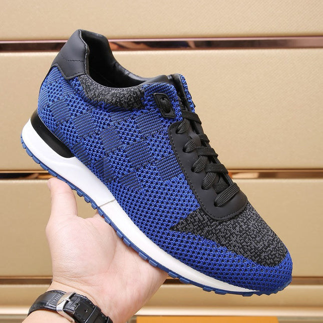 LV CLASSIC SNEAKER IN COBALT BLUE MIX BLACK DAMIER