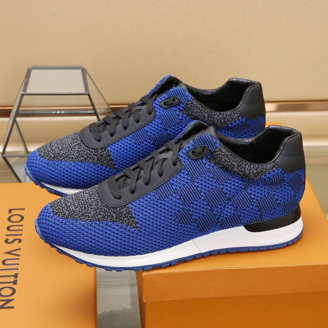 LV CLASSIC SNEAKER IN COBALT BLUE MIX BLACK DAMIER