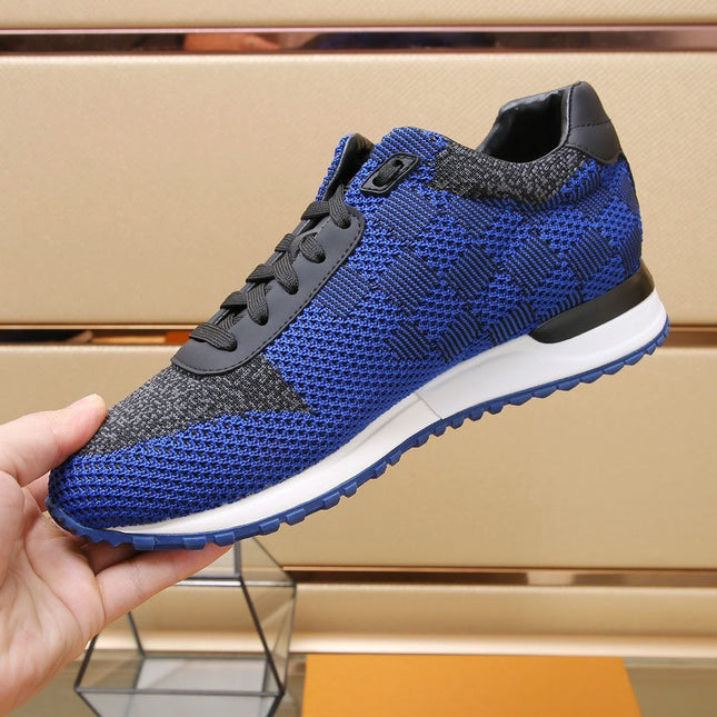LV CLASSIC SNEAKER IN COBALT BLUE MIX BLACK DAMIER