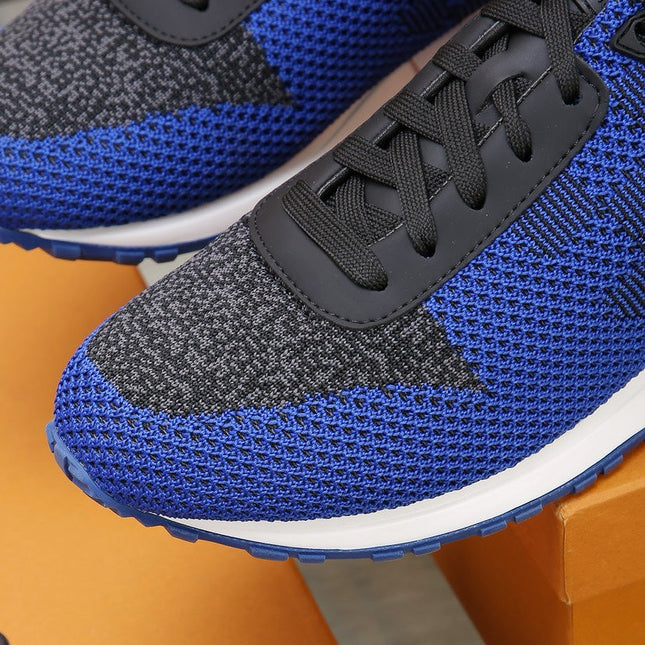 LV CLASSIC SNEAKER IN COBALT BLUE MIX BLACK DAMIER