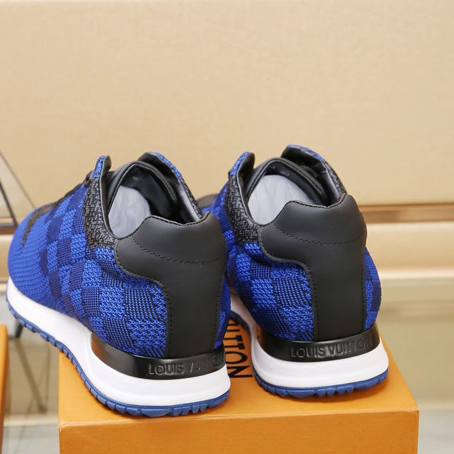 LV CLASSIC SNEAKER IN COBALT BLUE MIX BLACK DAMIER