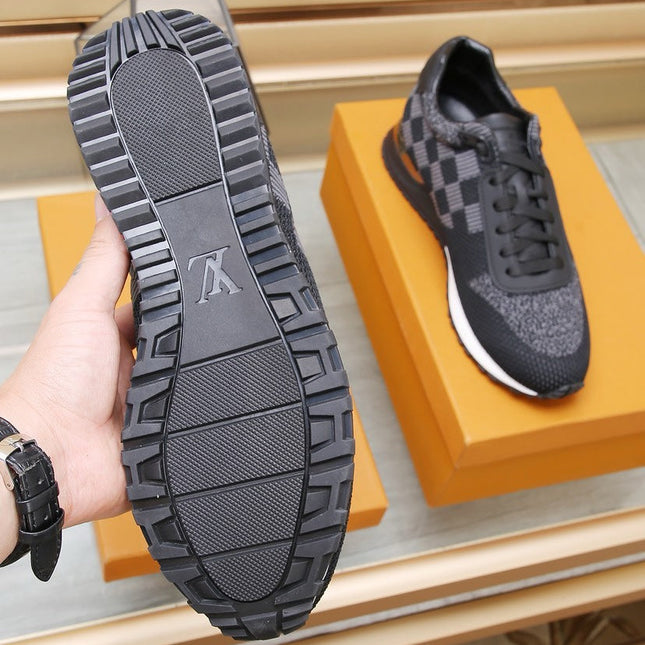 LV CLASSIC SNEAKER IN BLACK MIX GREY DAMIER