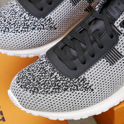 LV CLASSIC SNEAKER IN GREY MIX BLACK LUMINOUS KNIT