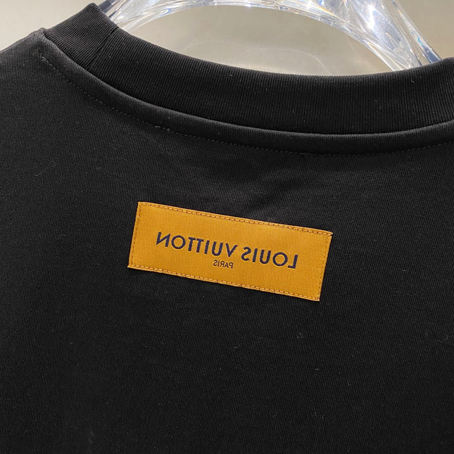 LV BLACK COTTON T-SHIRT 238845