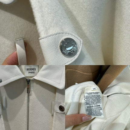 HERMES 25S MID-LENGTH CASHMERE COAT 284