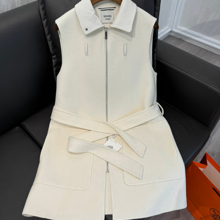 HERMES 25S MID-LENGTH CASHMERE COAT 284