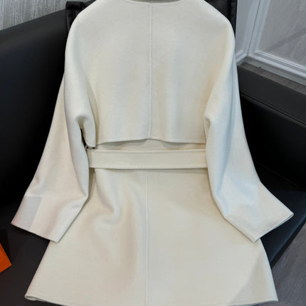 HERMES 25S MID-LENGTH CASHMERE COAT 284