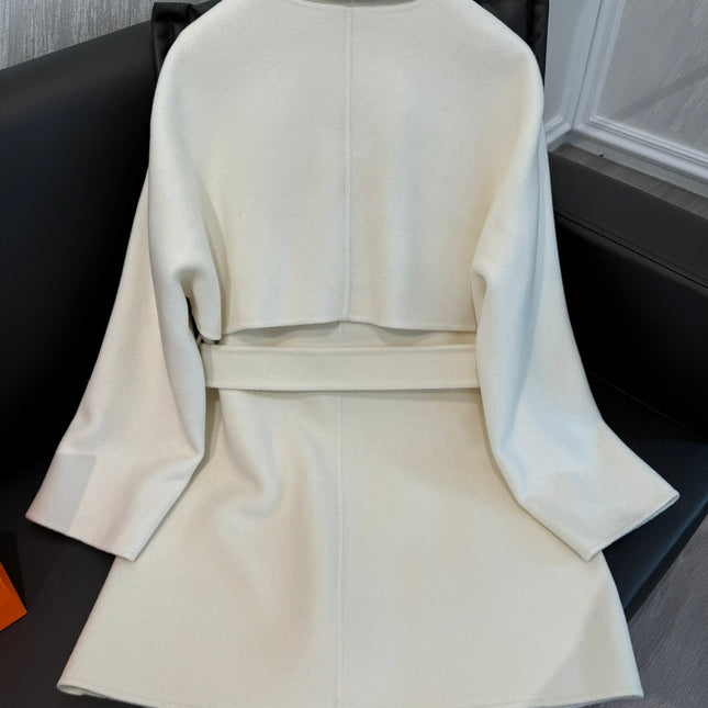 HERMES 25S MID-LENGTH CASHMERE COAT 284