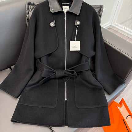 HERMES 25S MID-LENGTH CASHMERE COAT 283
