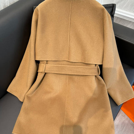 HERMES 25S MID-LENGTH CASHMERE COAT 285