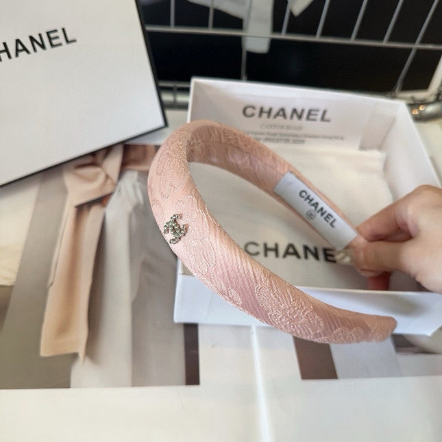 ROSE PINK SILK HAIRBAND 410881