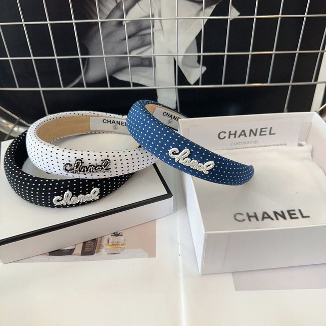 NAVY BLUE FABRIC HAIRBAND 423659