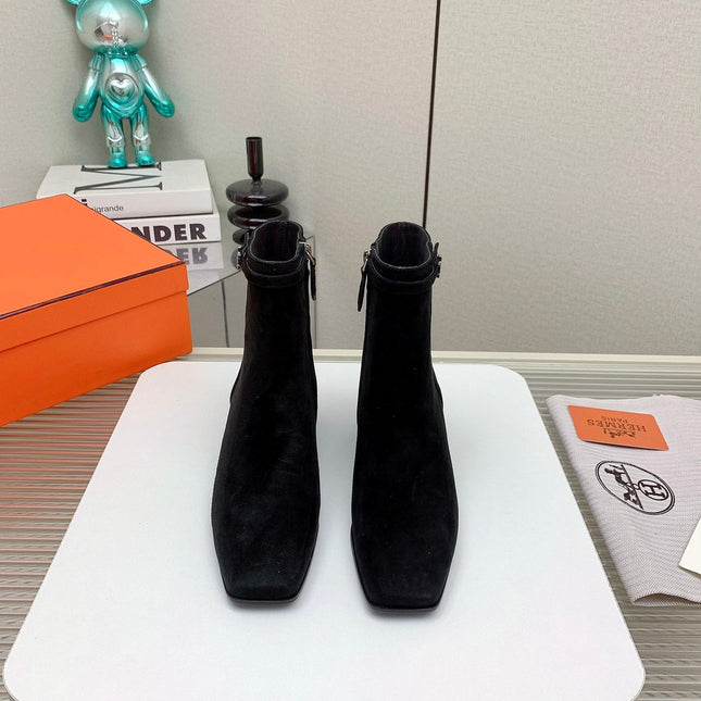 WOMEN'S NEO ANKLE BOOT IN BLACK SUEDE