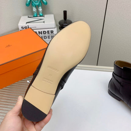 WOMEN'S NEO ANKLE BOOT IN BLACK CALFSKIN