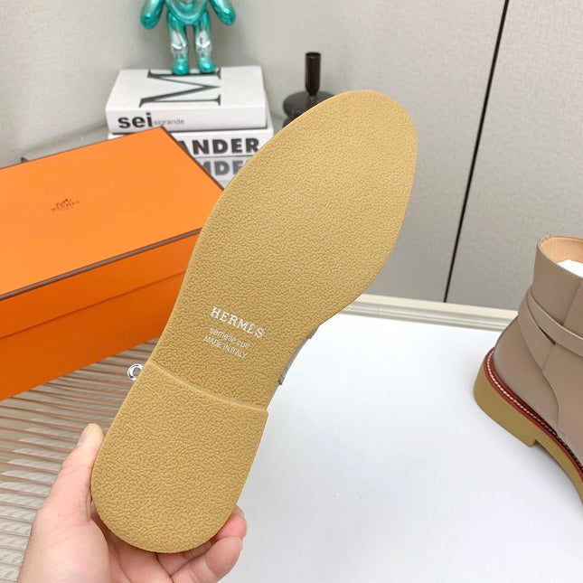 BOTINES HISTORY BOOTS IN DESERT BROWN CALFSKIN