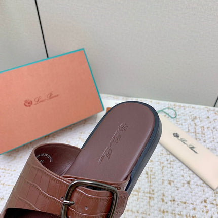 SANDALS IN WHITE SNAKE EMBOSSED CALFSKIN