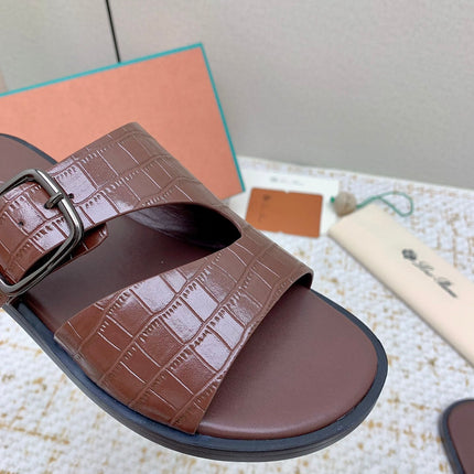 SANDALS IN WHITE SNAKE EMBOSSED CALFSKIN