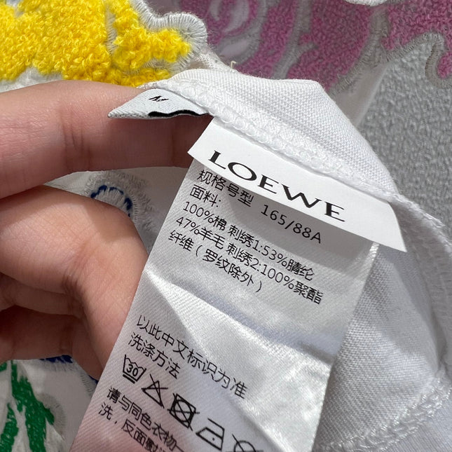 EMBROIDERED CROPTOP 25S IN COTTON 265653