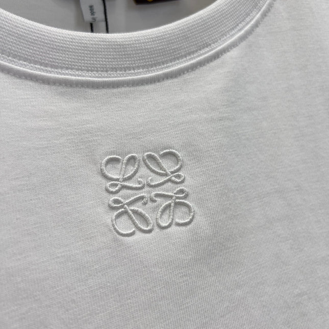 EMBROIDERED CROPTOP 25S IN COTTON 265653