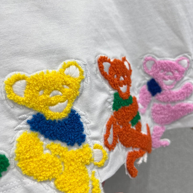 EMBROIDERED CROPTOP 25S IN COTTON 265653