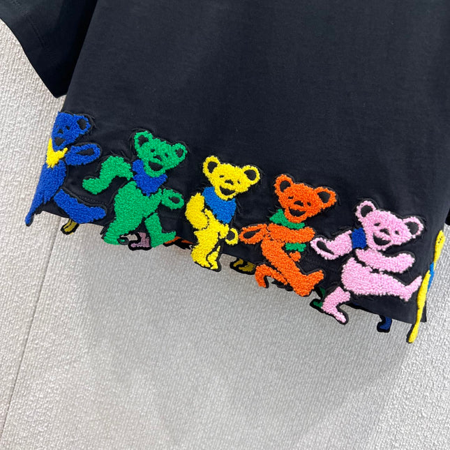 EMBROIDERED CROPTOP 25S IN COTTON 265654