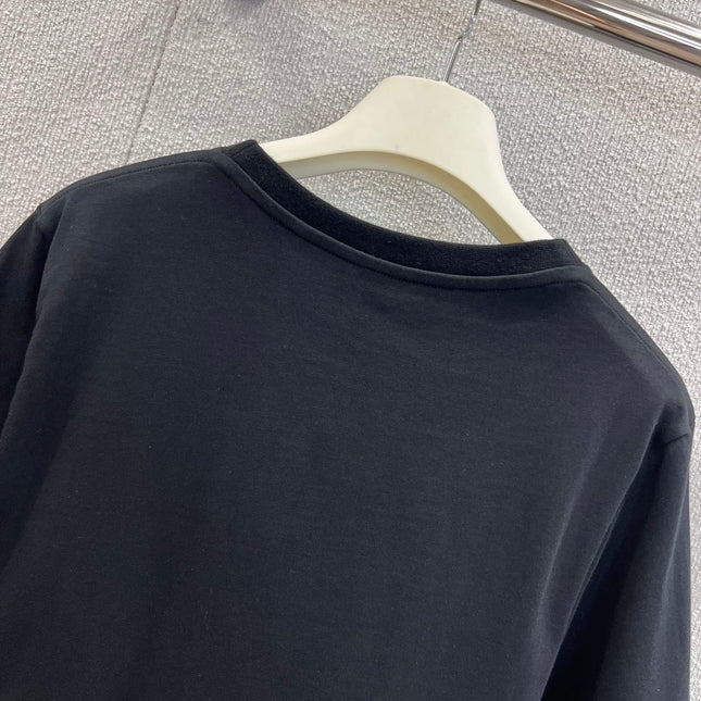 EMBROIDERED CROPTOP 25S IN COTTON 265654