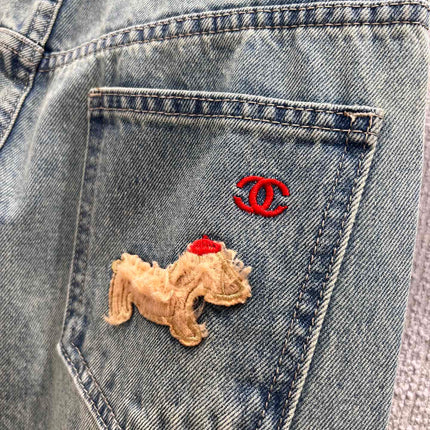 CHANEL 25S DENIM JEANS STYLE 124