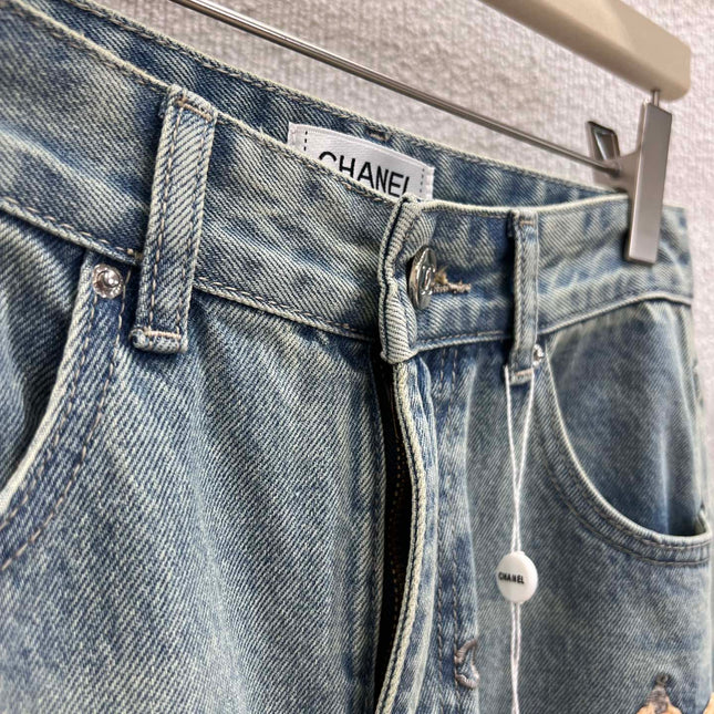 CHANEL 25S DENIM JEANS STYLE 124