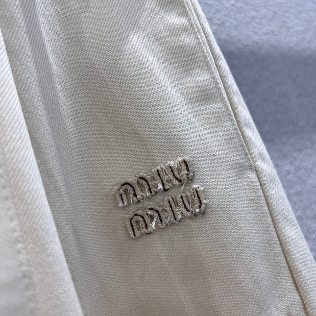 MIUMIU DRAWSTRING TROUSERS STYLE 6