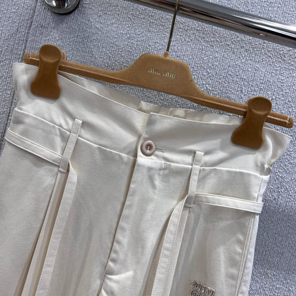 MIUMIU DRAWSTRING TROUSERS STYLE 6