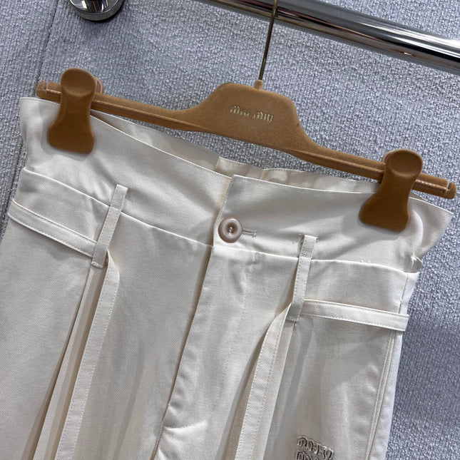 MIUMIU DRAWSTRING TROUSERS STYLE 6