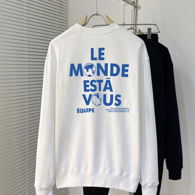 LV SWEATER WHITE COTTON FABRIC 239599
