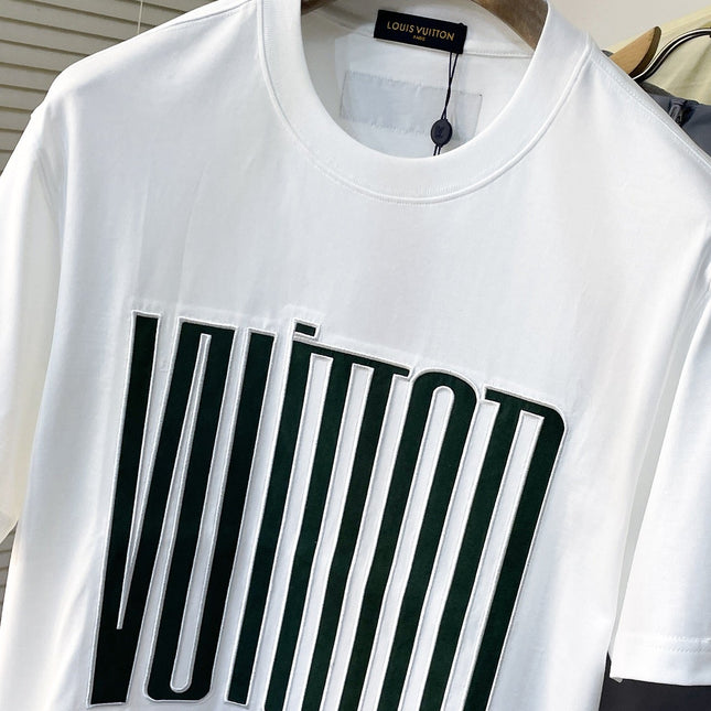 LV T-SHIRT WHITE COTTON 239604