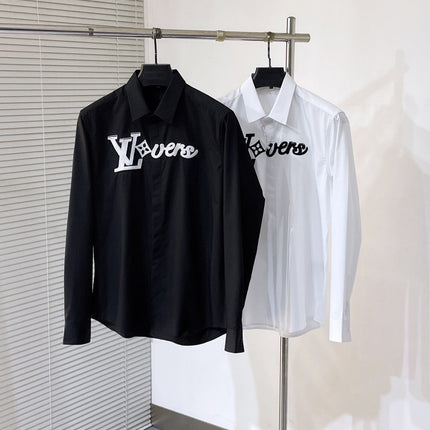 LV SHIRT WHITE COTTON 239608