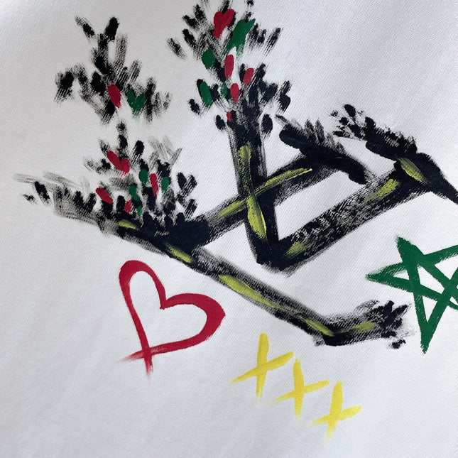 LV T-SHIRT WHITE MIX COLORFUL COTTON 239606