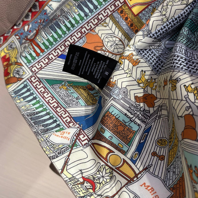 HERMES 25S SHORT LEATHER JACKET 059