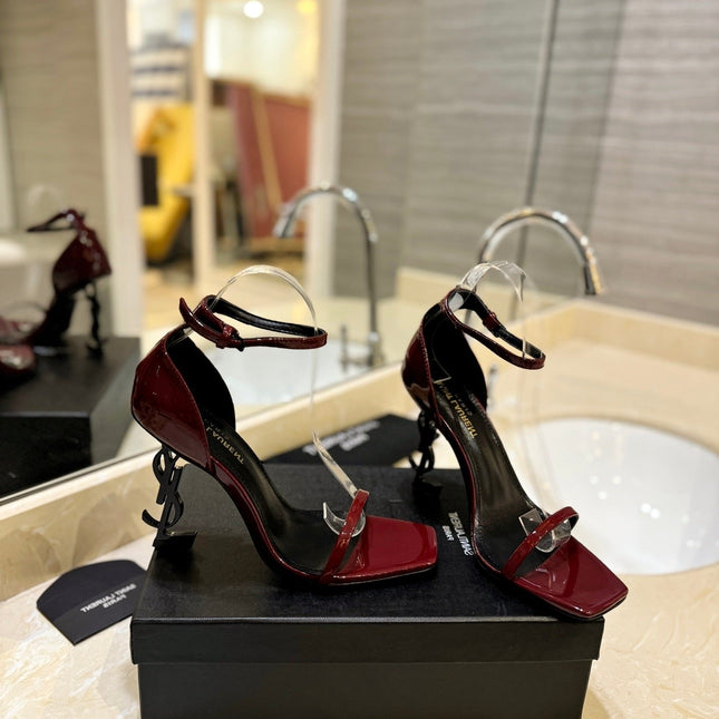 SL OPYUM SANDALS 105 JAM POLISHED CALFSKIN