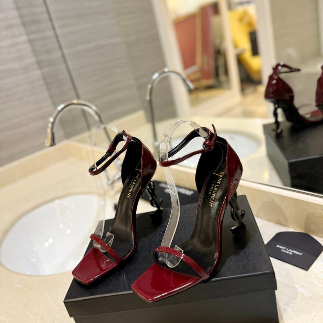 SL OPYUM SANDALS 105 JAM POLISHED CALFSKIN