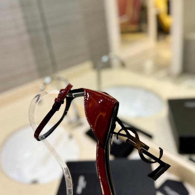 SL OPYUM SANDALS 105 JAM POLISHED CALFSKIN