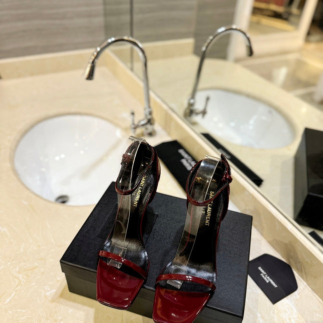 SL OPYUM SANDALS 105 JAM POLISHED CALFSKIN