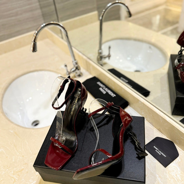 SL OPYUM SANDALS 105 JAM POLISHED CALFSKIN