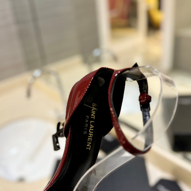 SL OPYUM SANDALS 105 JAM POLISHED CALFSKIN