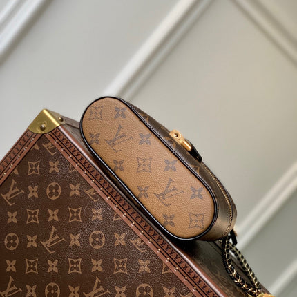 VANITY CHAIN POUCH 19 MONOGRAM REVERSE CANVAS