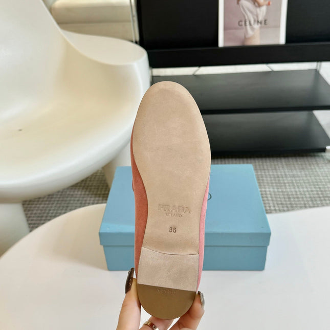 PRA SUEDE LOAFERS ROSE CALFSKIN