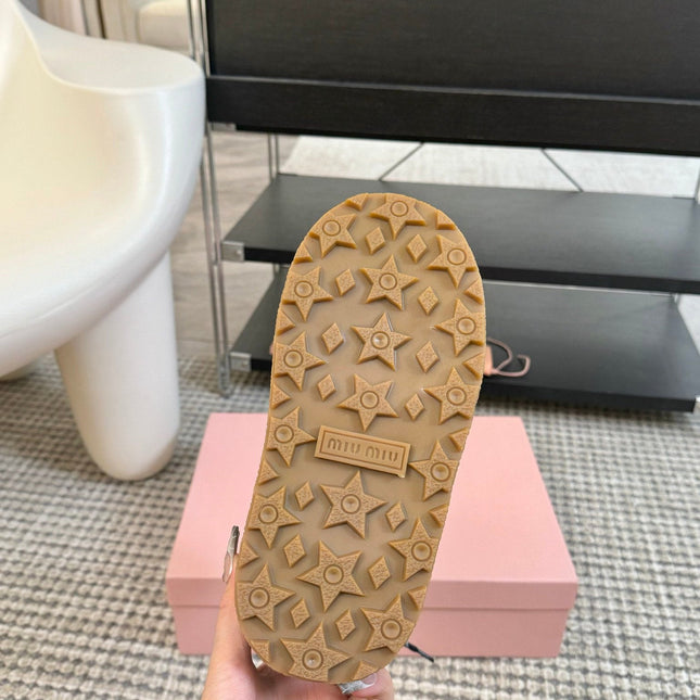 SNOW LONG BOOTS IN BLACK WRINKLED NYLON