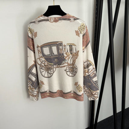 HERMES 25S LONG-SLEEVE KNIT SWEATER 275