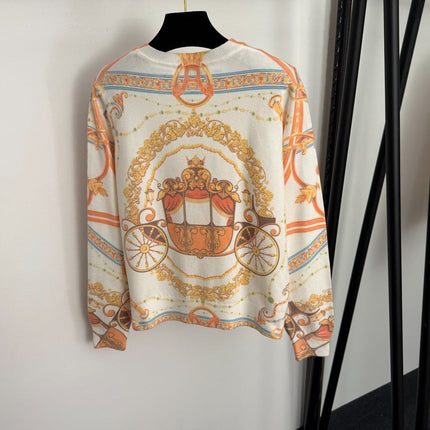 HERMES 25S LONG-SLEEVE KNIT SWEATER 273