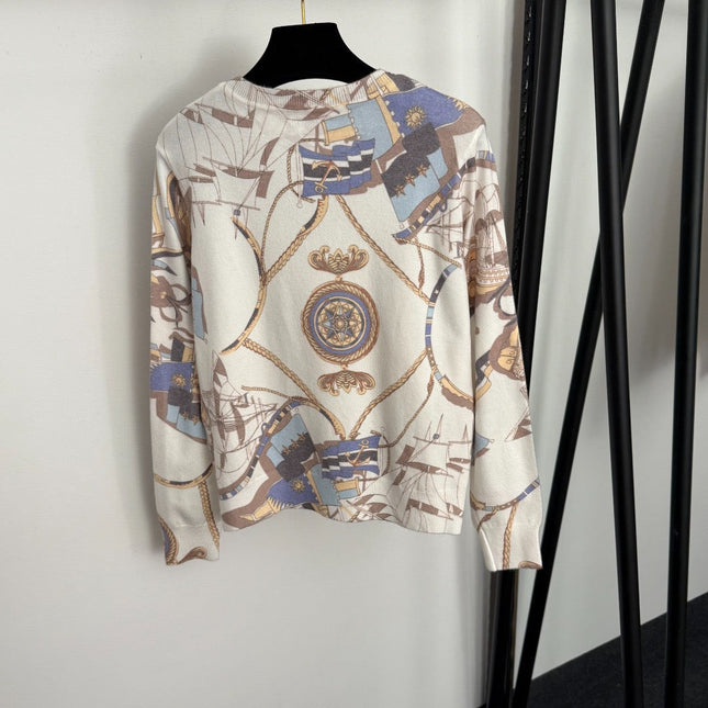 HERMES 25S LONG-SLEEVE KNIT SWEATER 274