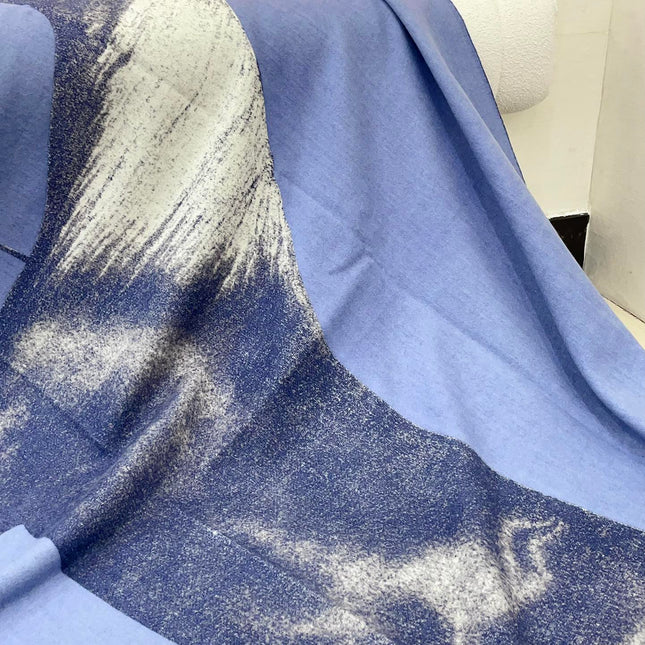 CHEVAL D'ATTELAGE BLANKET 180 CM IN NAVY BLUE LAMBSWOOL AND CASHMERE 231863