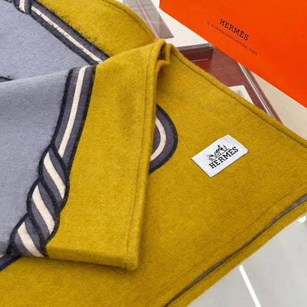 BLANKET 180 CM IN COLORFUL LAMBSWOOL AND CASHMERE 256061